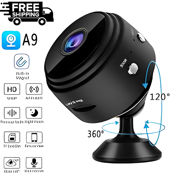 A9 Mini WiFi Camera Indoor Wireless Battery CCTV Monitor [FREE DELIVERY]