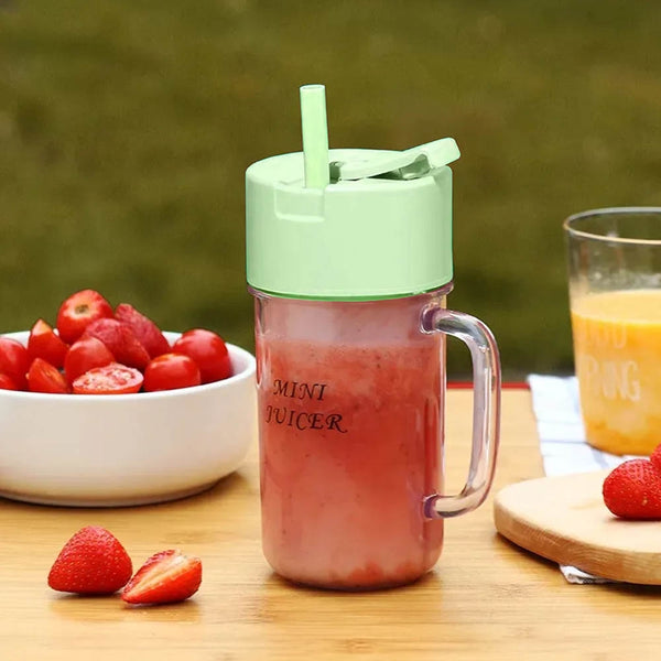 2 In 1 Rechargeable Straw Crusher Juicer